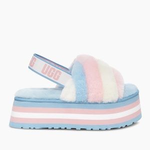 UGG Disco Stripe Slide Women’s size 7